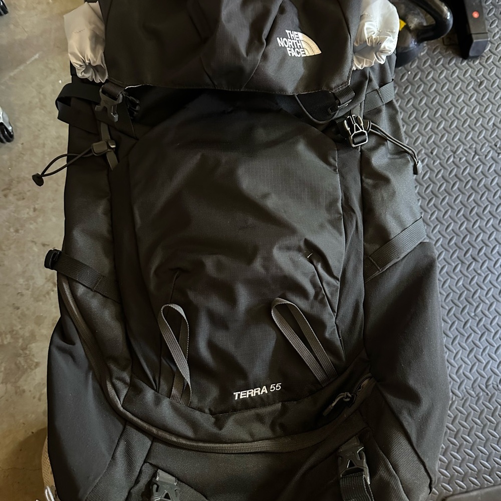 The North Face Black Terra 55 Men's Backpack